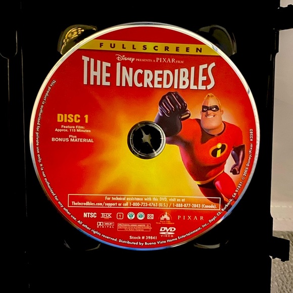 “Disney” Pixar The Incredibles- 2 Disc DVD - Picture 2 of 7